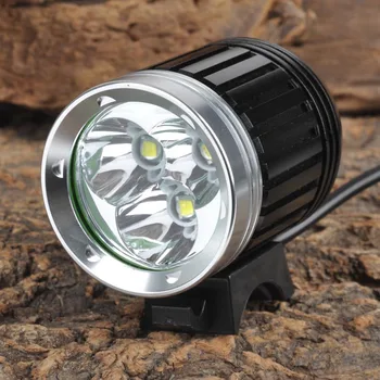 

High Brightness Bicycle Light 3000lm White Light T6 4-mode LED Flashlight LED Bike Light 18650 Battery Pack + Charger
