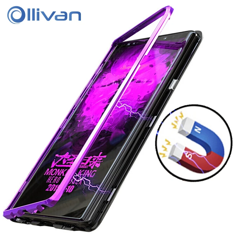 OLLIVAN Полный Магнитный чехол для телефона samsung примечание 9 на Galaxy Note крышка Note9