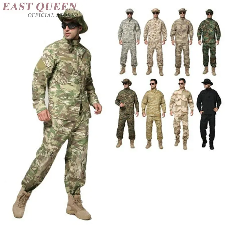 Военная форма в американском стиле, тактическая камуфляжная форма спецназа для пустыни, армии США, спецназ, одежда, боевой костюм, наряд FF986