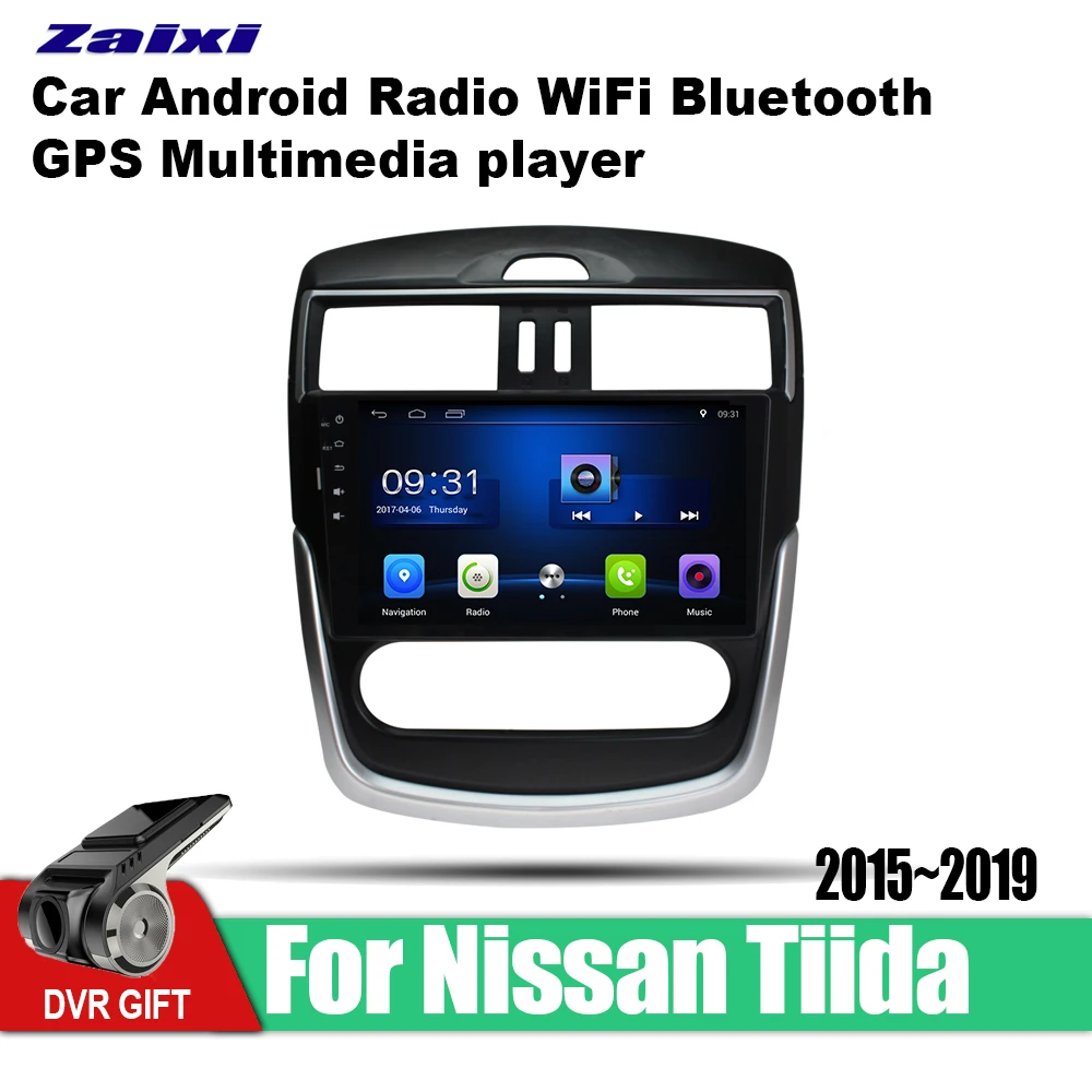 

ZaiXi car gps multimedia player For Nissan Tiida 2015~2019 car Android navigation raido video audio player stereo audio wifi