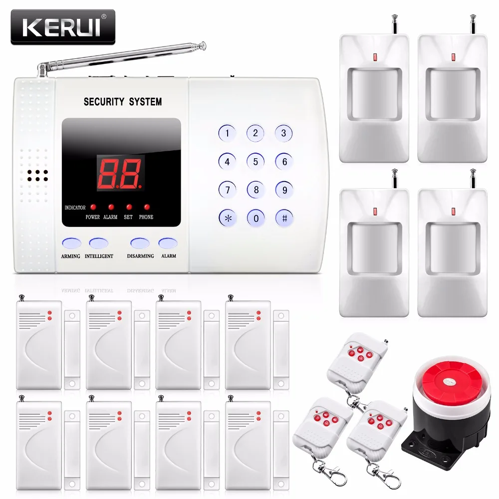 

High quality products wireless 99 zone home security auto dial home burglar security alarm system