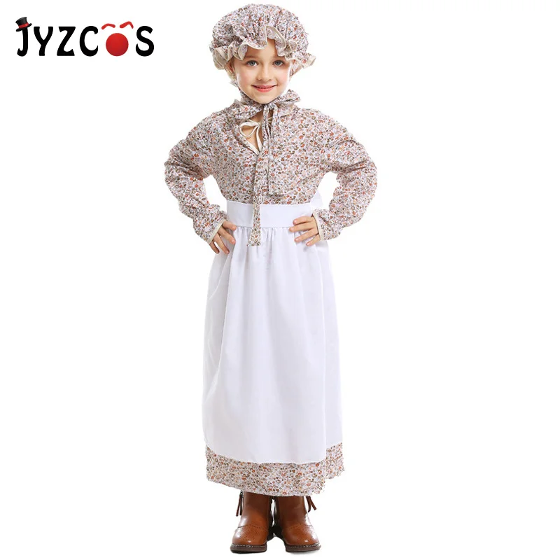 Jyzcos Little Red Riding Hood Wolf Grandmother Costume Halloween Costumes For Kids Fairy Tale Maid Cosplay Farmer Girl Uniforms Buy At The Price Of 19 90 In Aliexpress Com Imall Com