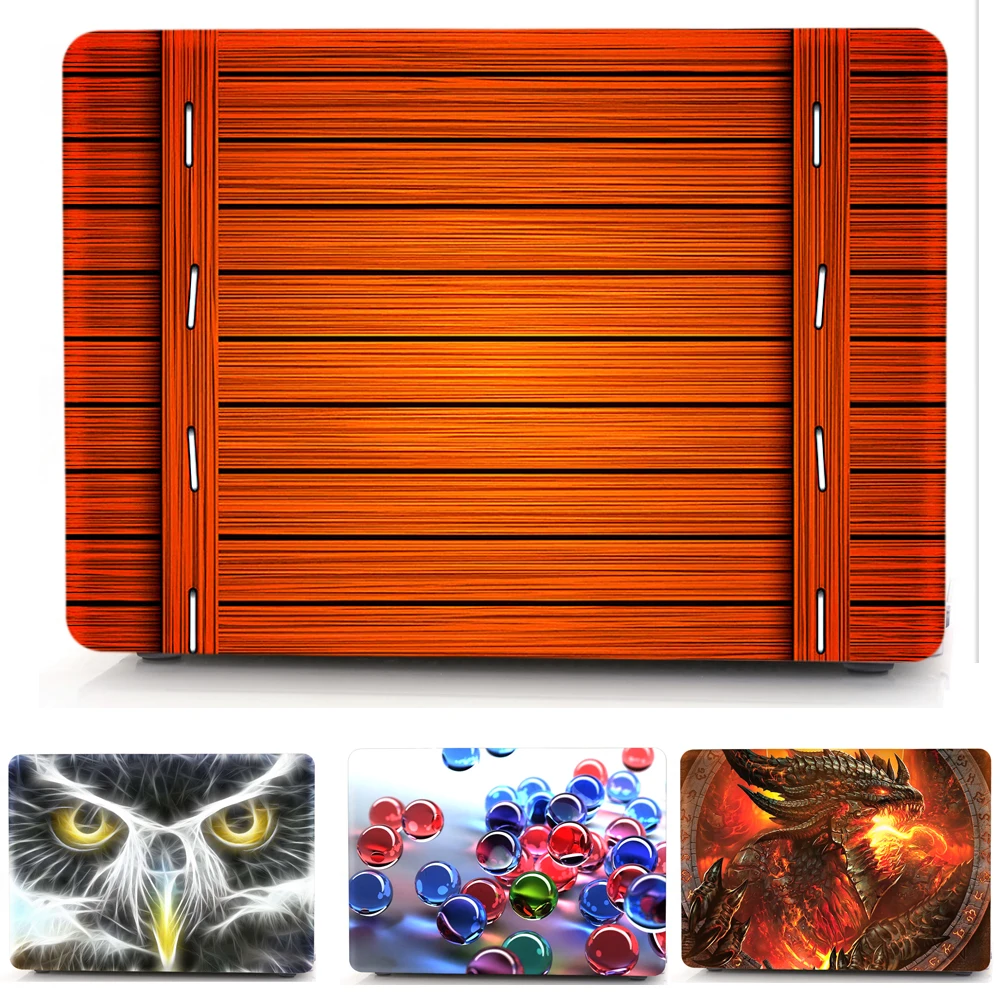

Print Hard Case Sleeve For Macbook Pro 12 13 15 16 Touch bar bag Cover for Apple Mac Air Pro Retina 11.6 12 13.3 15.4
