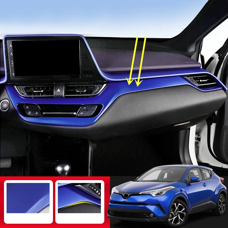 LHD для Toyota C-HR CHR 2016 2017 2018 2019 ABS пластик интерьер автомобиля центральной консоли
