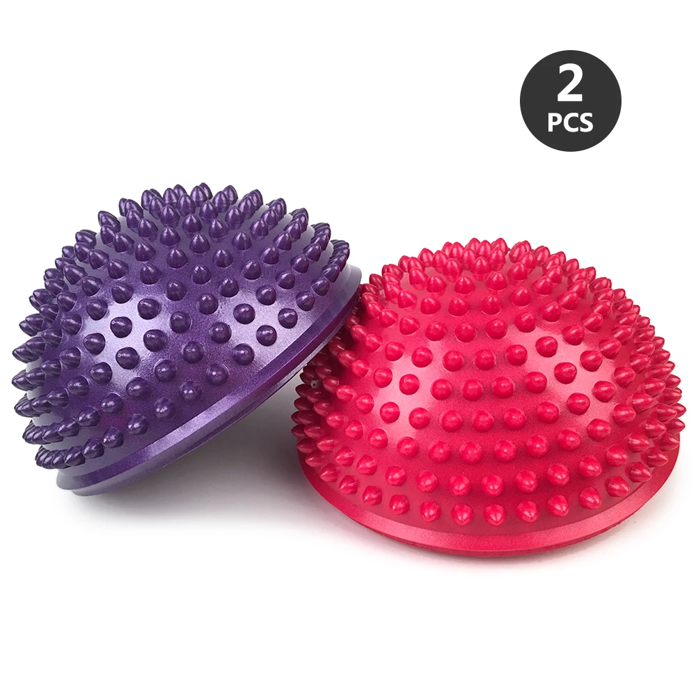 Inflatable Yoga Foot Massage Ball 16CM Massage Balance Pods Body Rolling Foot Wakes Spiky Point for Gym Fitness Pilates - Цвет: style 1