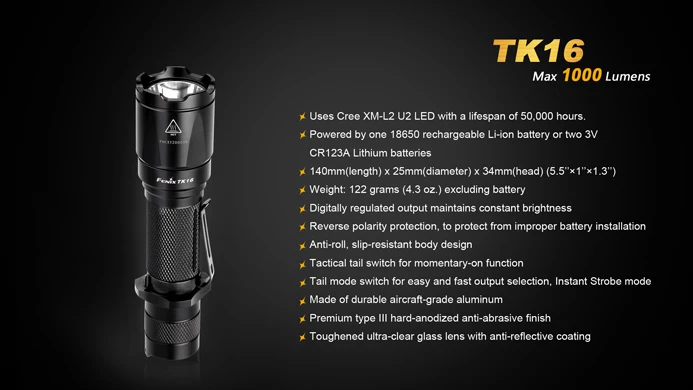 fenix TK16 18