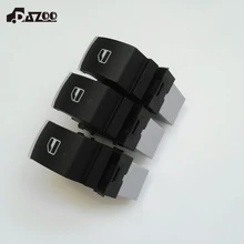 DAZOO 3 PCS Elétrica Único Interruptor De Controle de Janela Para VW Jetta Golf 6 GTI 5 6 Tiguan Touran Caddy Passat CC B6 5ND 959 855