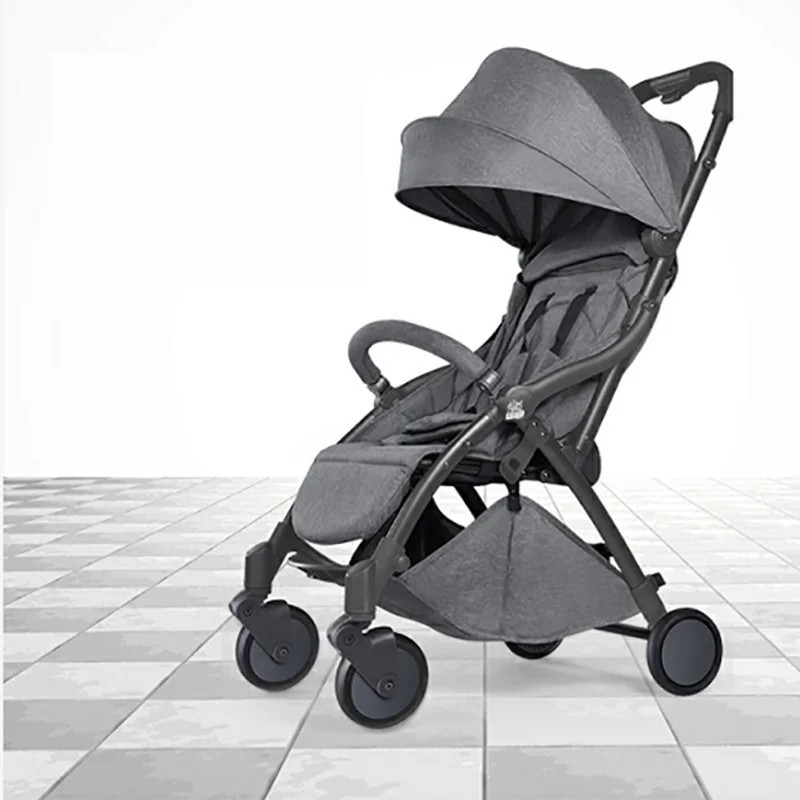 

2019 new baby stroller, light cart, automatic fast pull, easy to carry Russian free post