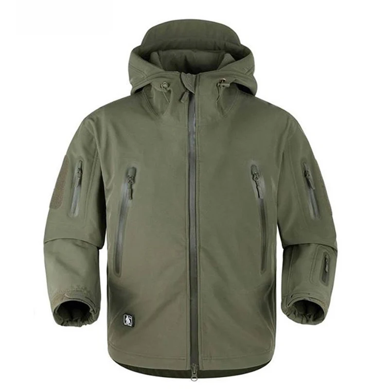 Upgraded TAD V5.0 Outdoor Sports Fleece Tactical Jacket Man Camouflage