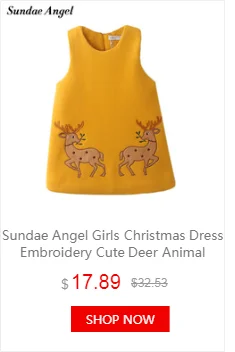 Sundae Angel/зимнее платье для девочек Утепленное зимнее платье без рукавов с отложным воротником для девочек, шерстяная одежда для детей от 2 до 7 лет