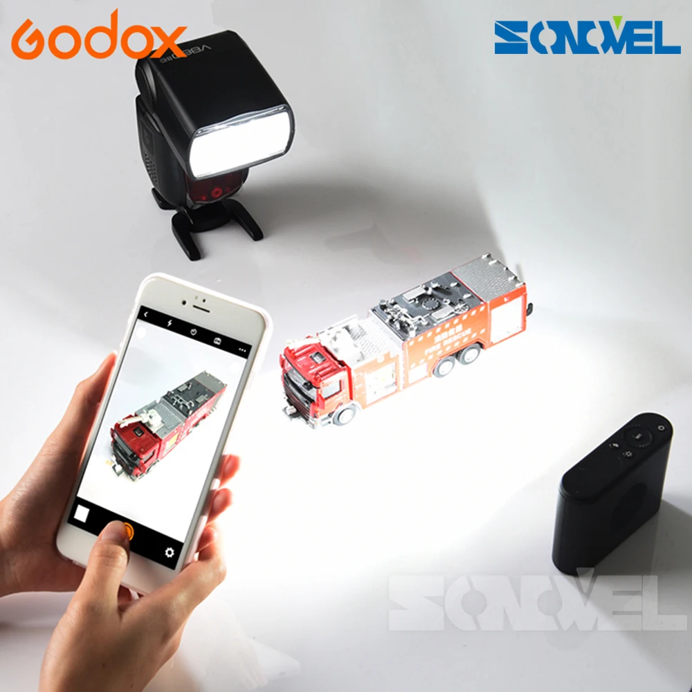Вспышка Pro Godox A1 для смартфона с беспроводной системой 2 4G TTL Bluetooth триггер батареей