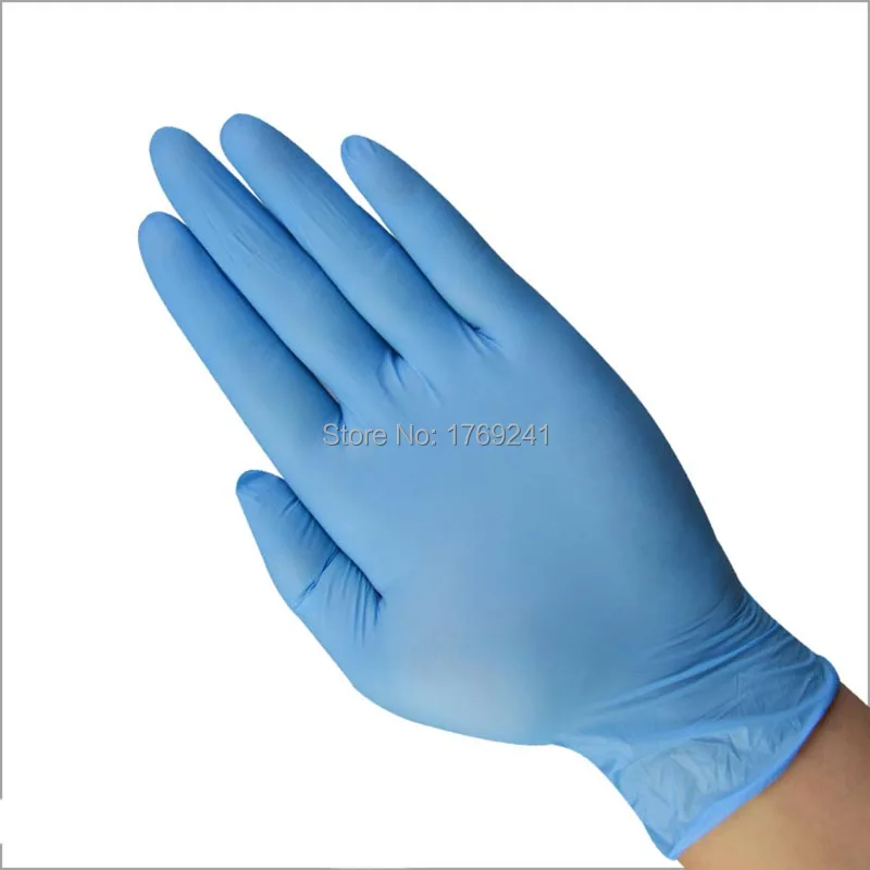 50 pcs/lot Disposable Gloves in Nitrile Anti-slip Antistatic Household Gloves for Finger Protection Free Shipping 50 pcs/lot Disposable Gloves in Nitrile Anti-slip Antistatic Household Gloves for Finger Protection Free Shipping