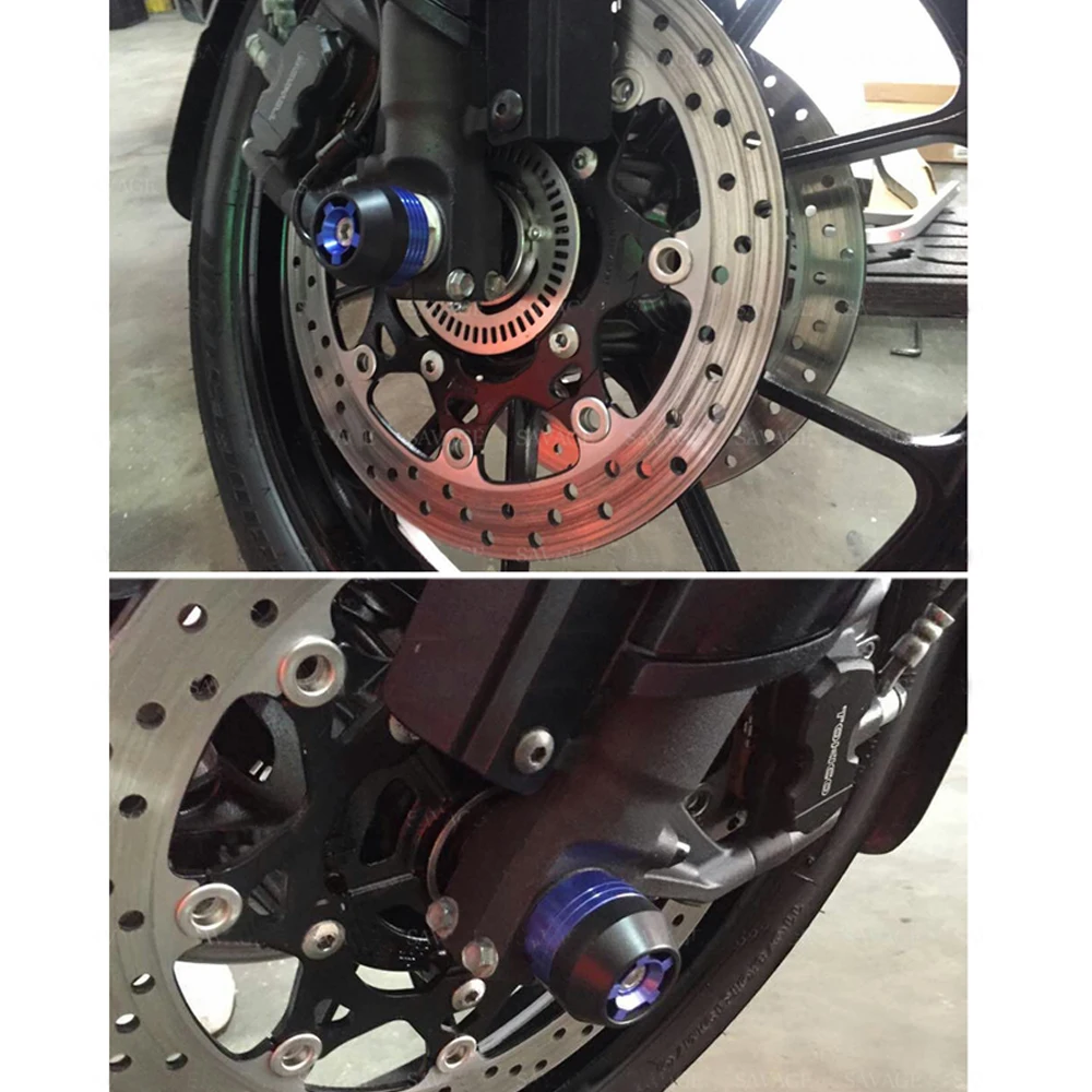 Для HONDA CB400 VTEC CB1100 CB1000R CB1300SF передняя ось вилка крушение слайдер мотоциклетные колеса протектор защита от падения