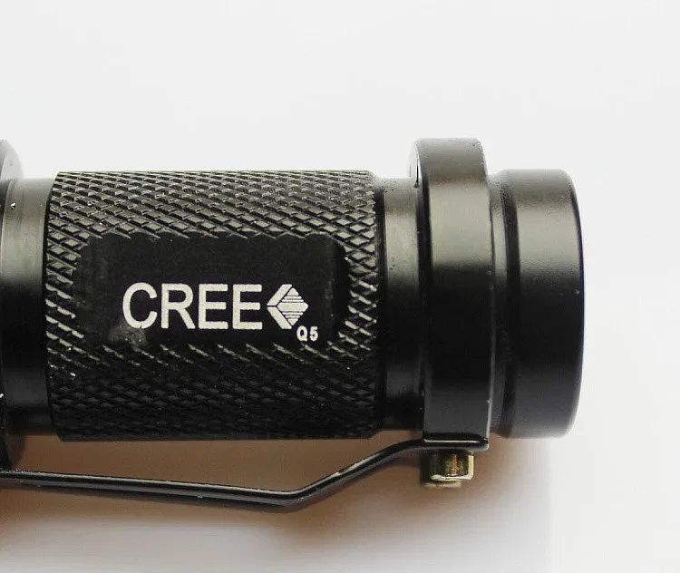 Мини светодиодный алюминиевый фонарик 7 Вт 300LM CREE Q5 светодиодный фокус фонарик с изменением масштаба для туристический велосипед Велосипеды Охота