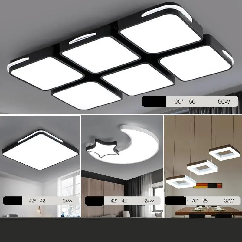 For Plafon Lustre Industrial Decor Home Lighting Led Luminaria Teto Plafonnier Lampara De Techo Living Room Light Ceiling Lamp - Цвет корпуса: Version X