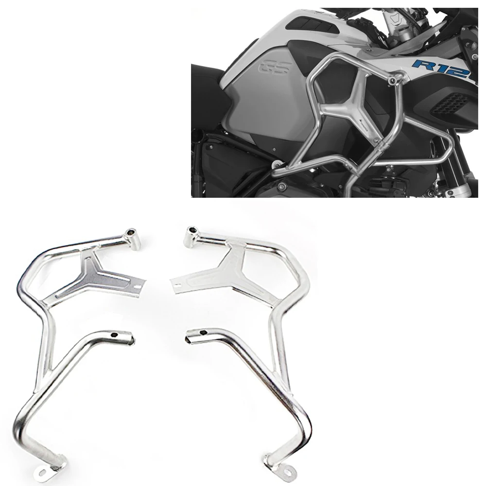 

For BMW R1200GS ADV r1200 gs lc 2014 2015 2016 2017 2018 Upper Crash Bar EXTENSIONS Bumper Frame Protection Tank Guard Protector