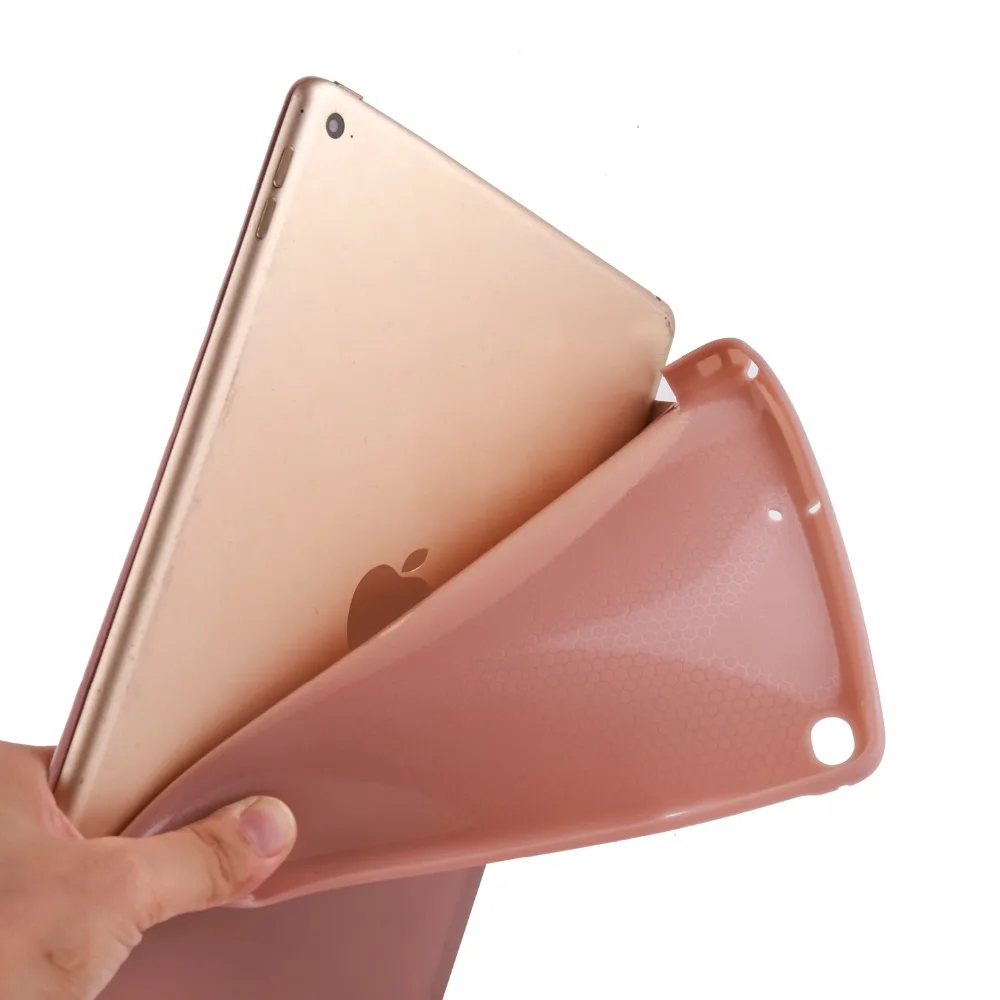 YCJOYZW-чехол для Apple, iPad 9,7 дюймов / для iPad Air 1/Air 2. Чехол из искусственной кожи+ Мягкий силиконовый чехол из ТПУ полная защита для угла