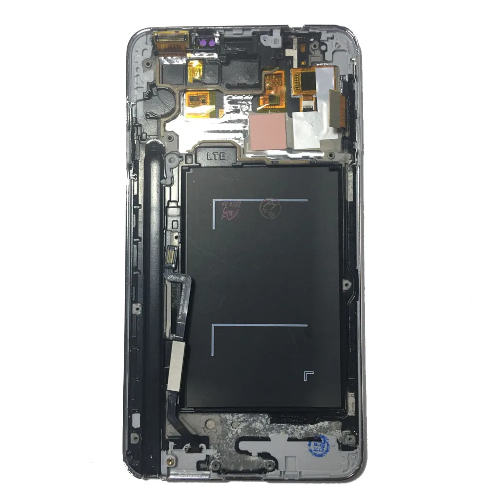 ЖК дисплей и дигитайзер сенсорного экрана в сборе с рамкой для Samsung Galaxy Note 3 N9005