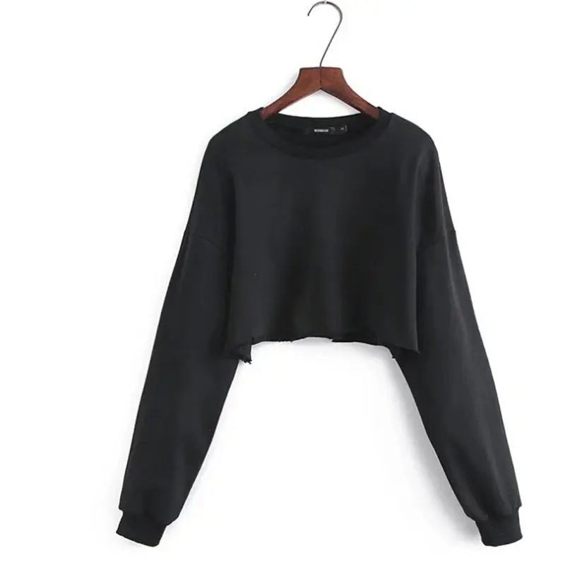Autumn Women Sweatshirts 2018 Winter Hoodies Round Neck