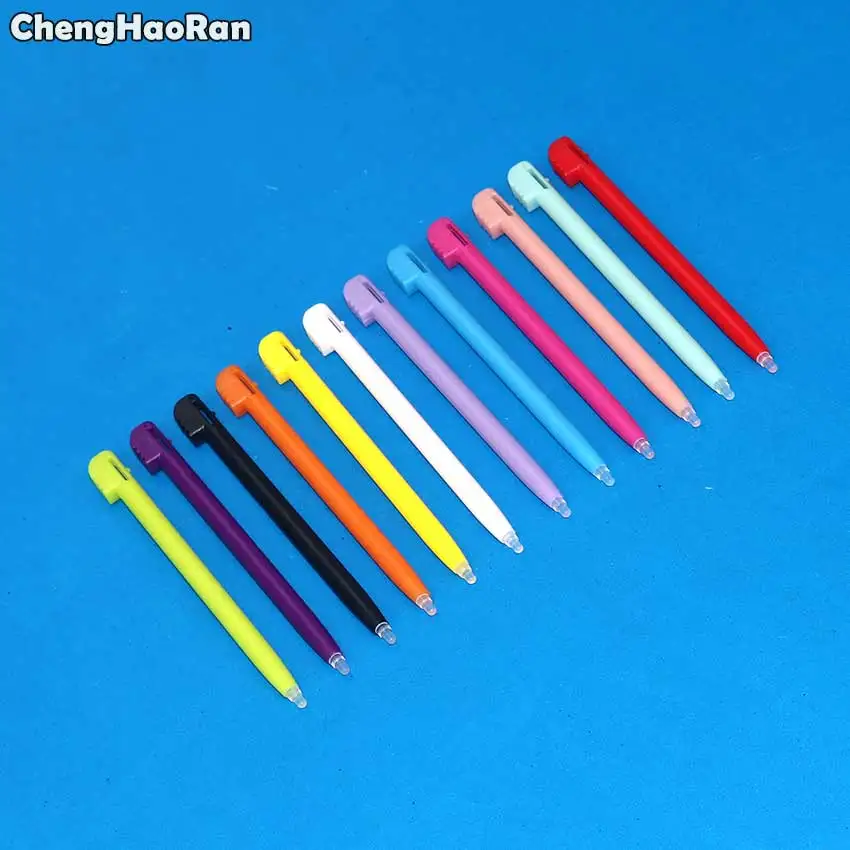 

ChengHaoRan Hot Sale 12Pcs/lot Muti color Handheld Video Game Plastic Touch Stylus Pen Sensitive For Nintendo DS Lite For NDSL