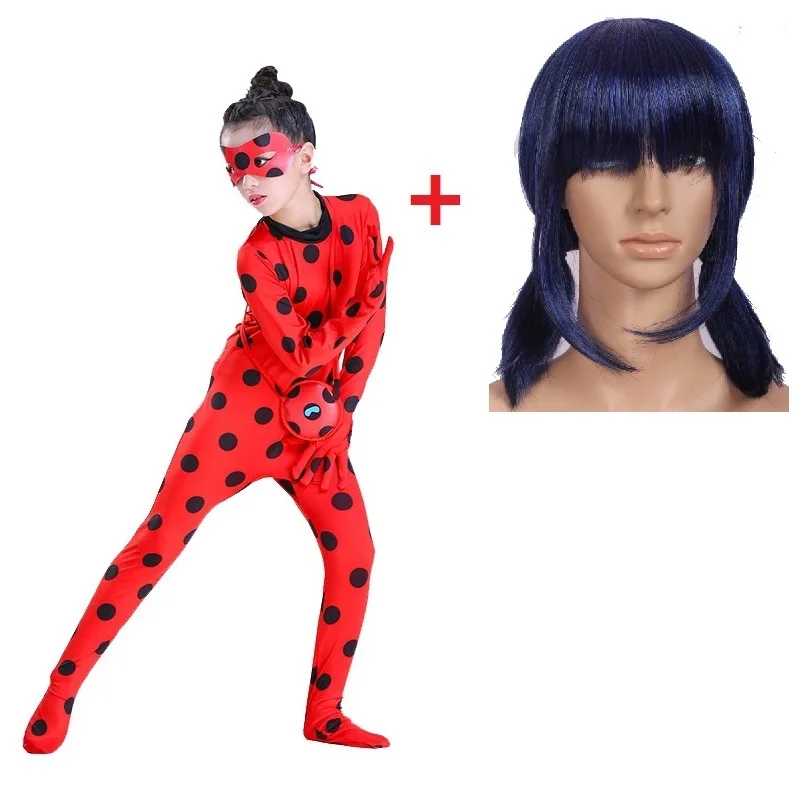 fantasia spandex ladybug miraculous costume kids cosplay party toddler