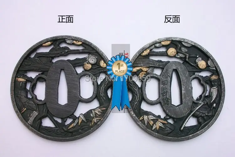 Хороший Сплав Tsuba Handguard для японских самураев катана Wakizashi Танто аксессуары мечей