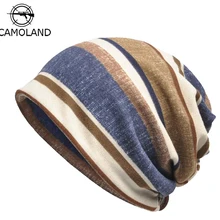 Повседневная шапка бини для мужчин и женщин, осенне-зимняя шапка на шлем, хлопковая маска для лица, Спортивная велосипедная шапка, дышащая громоздкая Кепка Skullies