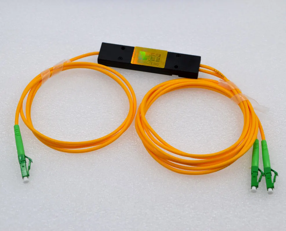 

GONGFENG 10pcs New Optical Fiber Connector 1:2 Splitter Optical Fiber Splitter, Tapered Box LC Splitter Special Wholesale