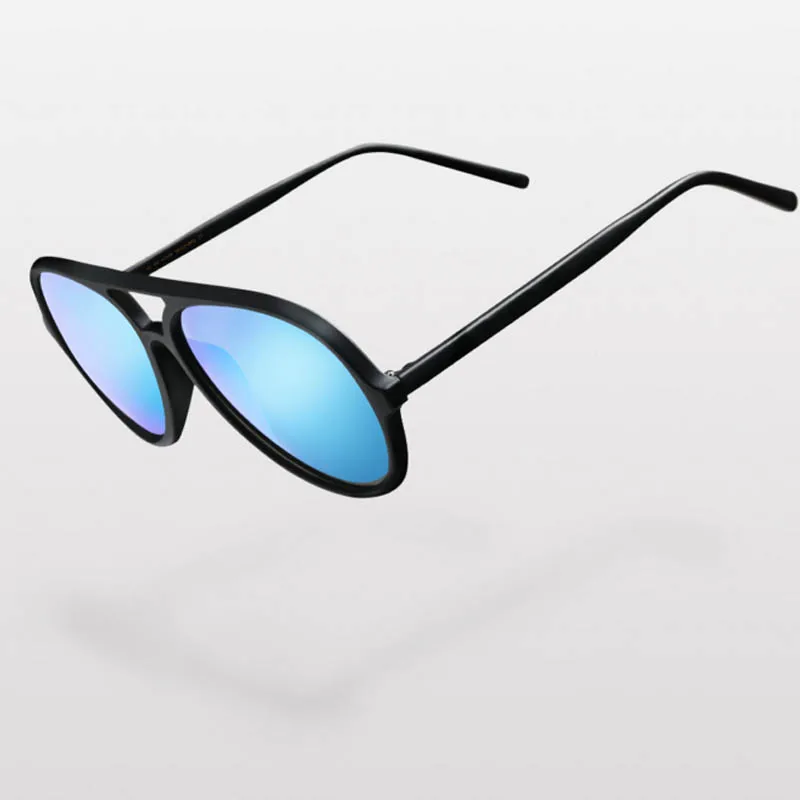 Xiaomi TS Ice Blue Авиатор солнцезащитные очки TAC поляризованные линзы TR90 большие очки оправа солнцезащитные очки для улицы солнцезащитные очки для лета - Цвет: Синий