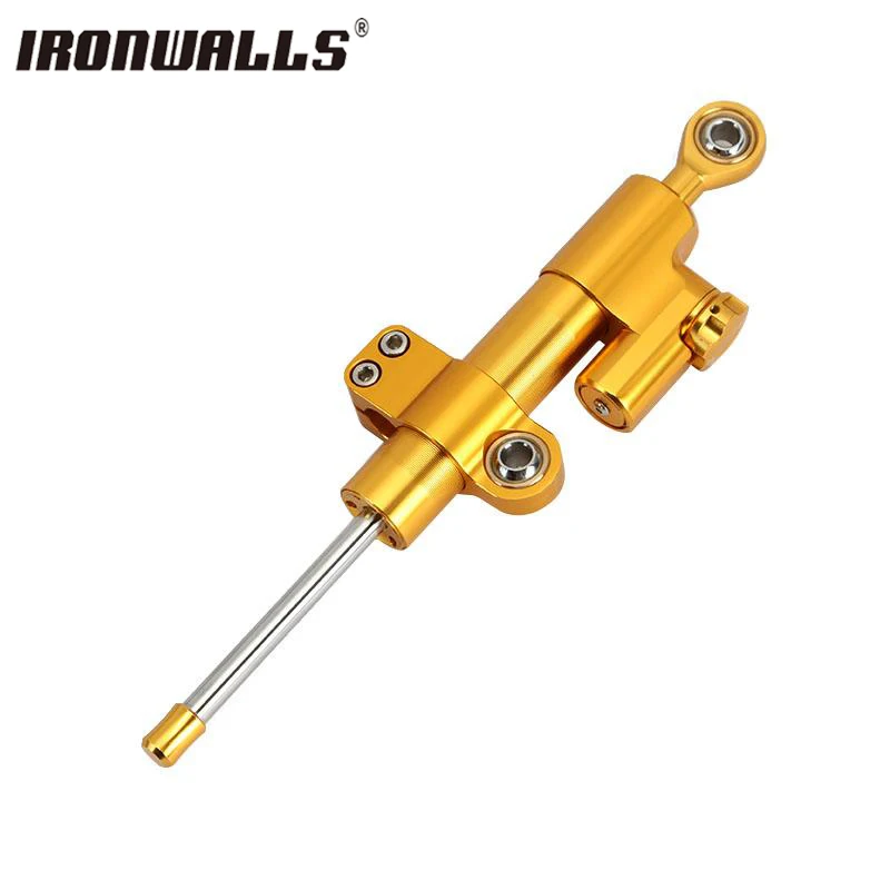 

Ironwalls CNC Motorcycle Street Bike Steering Damper Stabilizer Adjustable For Honda Yamaha Suzuki Kawasaki Ducatti