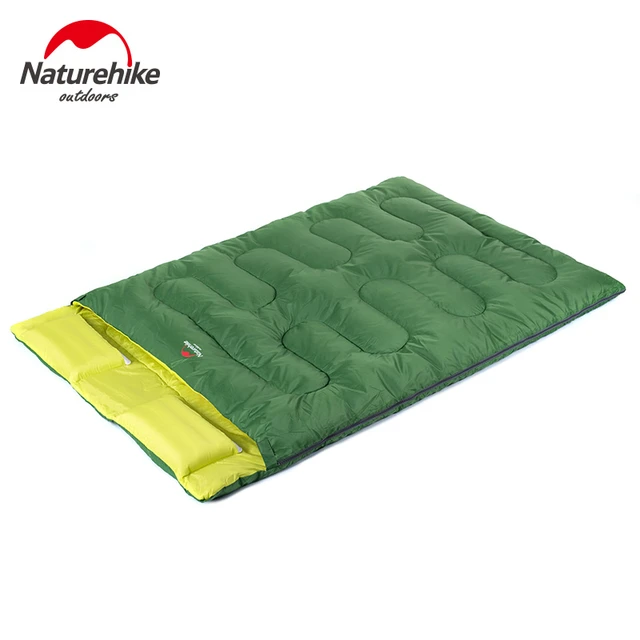 Naturehike Double 2 Persons Sleeping Bag With Pillow For S Naturehike Double 2 Persons Sleeping Bag With Pillow For S Camping Hiking 3 Seasons Spring Autumn