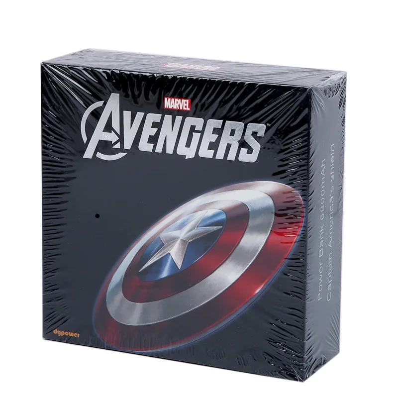 

Marvel authentic US Captain Mobile Power Avengers Shield Mobile Tablet Universal Charging Avenger Alliance US Captain Toys