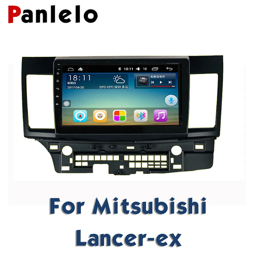 Top Panlelo 2 Din Android Car Radio For Mitsubishi Outlander 2 For ASX Mitsubishi Android For Mitsubishi Lancer Touch Screen Car 1
