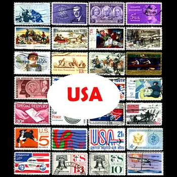 

50 PCS/Lot High value for Collection USA Postage Stamp USA Letter Pin Good Condition Post Mark Stamps Postal All Used
