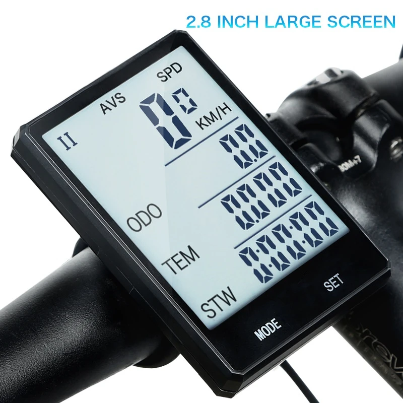 

INBIKE Bicycle Computers Wireless 2.8" Touch Screen Bike Computer Speedometer Cycling Computer Rainproof Measurable Stopwatch
