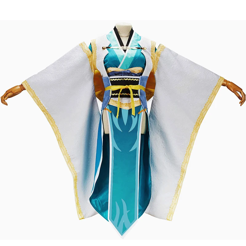 Аниме! Fate Grand Order Kiyohime 2 0 Версия кимоно платье униформа Косплей Костюм Хэллоуин