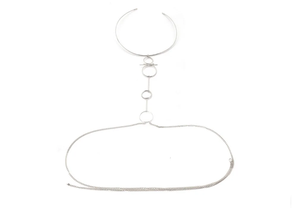 KMVEXO бюстгальтер Boho цепочка ожерелье женское ожерелье цепочка для тела индивидуальность модный Бралетт пляжное летнее ювелирное изделие Torques