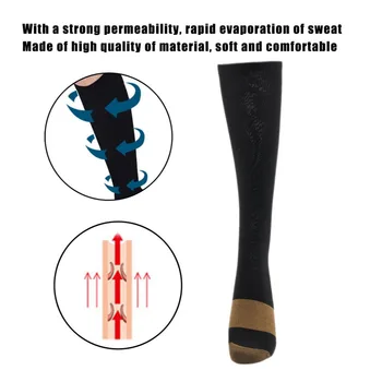 

1 pair Anti-varicose Women socks Soft warm Anti-Fatigue Compression Socks Tired Achy Unisex Magic ladies Socks