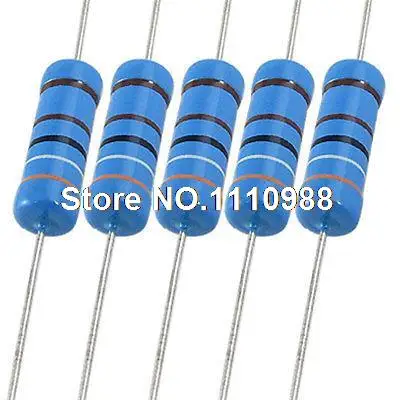 100 шт. осевой металлический пленочный резистор 3K9 3 Вт 9 K Ом 1%|resistor watt|resistor axialresistor 3w