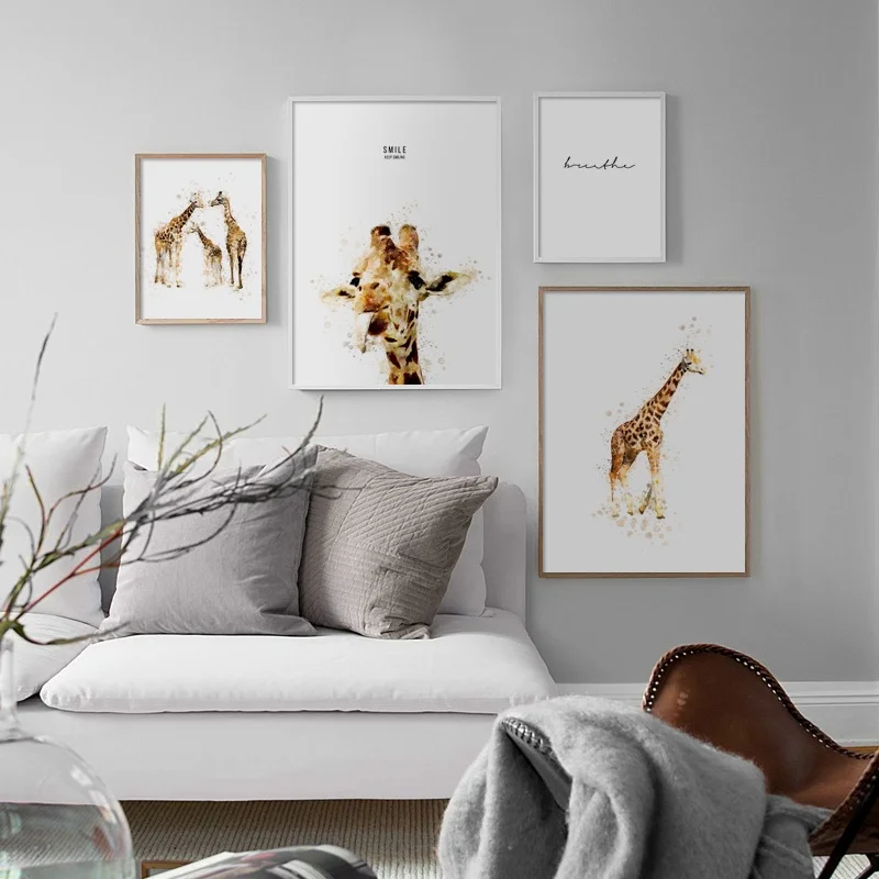 Wall Art Canvas Painting Giraffe Nordic Posters And Prints Animals Art Prints Wall Pictures For Living Room Decor Wall Art Canvas Painting Giraffe Nordic Posters And Prints Animals Art Prints Wall Pictures For Living Room Decor