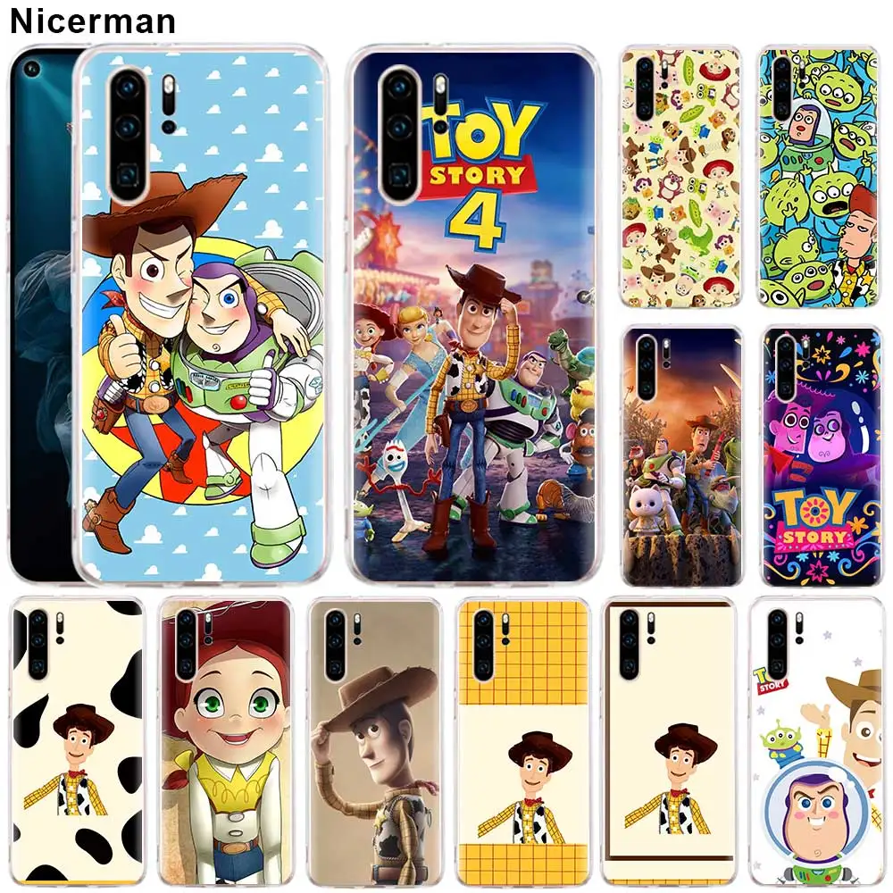 

movie toy story TPU Soft case for Huawei P30 P20 Pro P30 P20 Lite P10 P9 Lite P Smart Plus Clear silicone cover