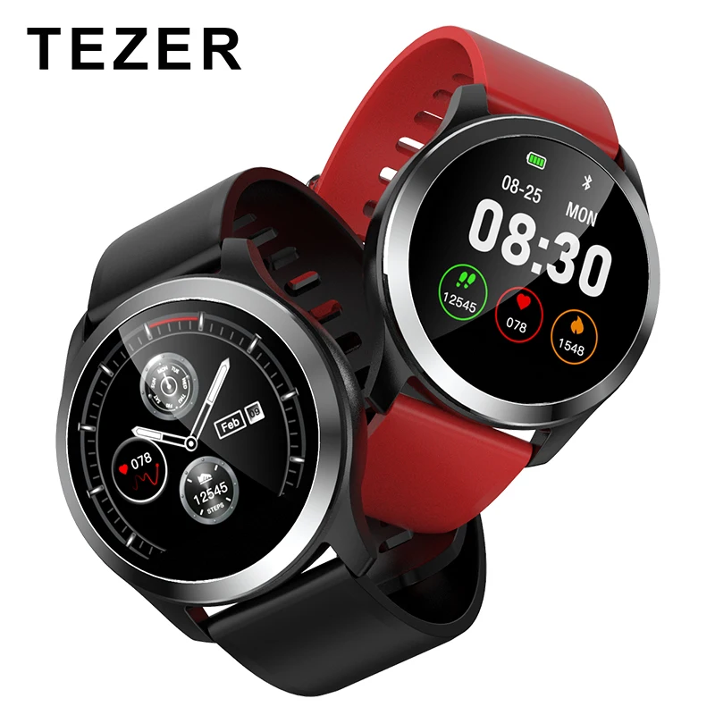 

TEZER 2019 Smart Watch Z03 PPG+ECG Blood Pressure Heart Rate Tracker Smart Sport Watch Smart Bracelet Fitness Tracker PCG