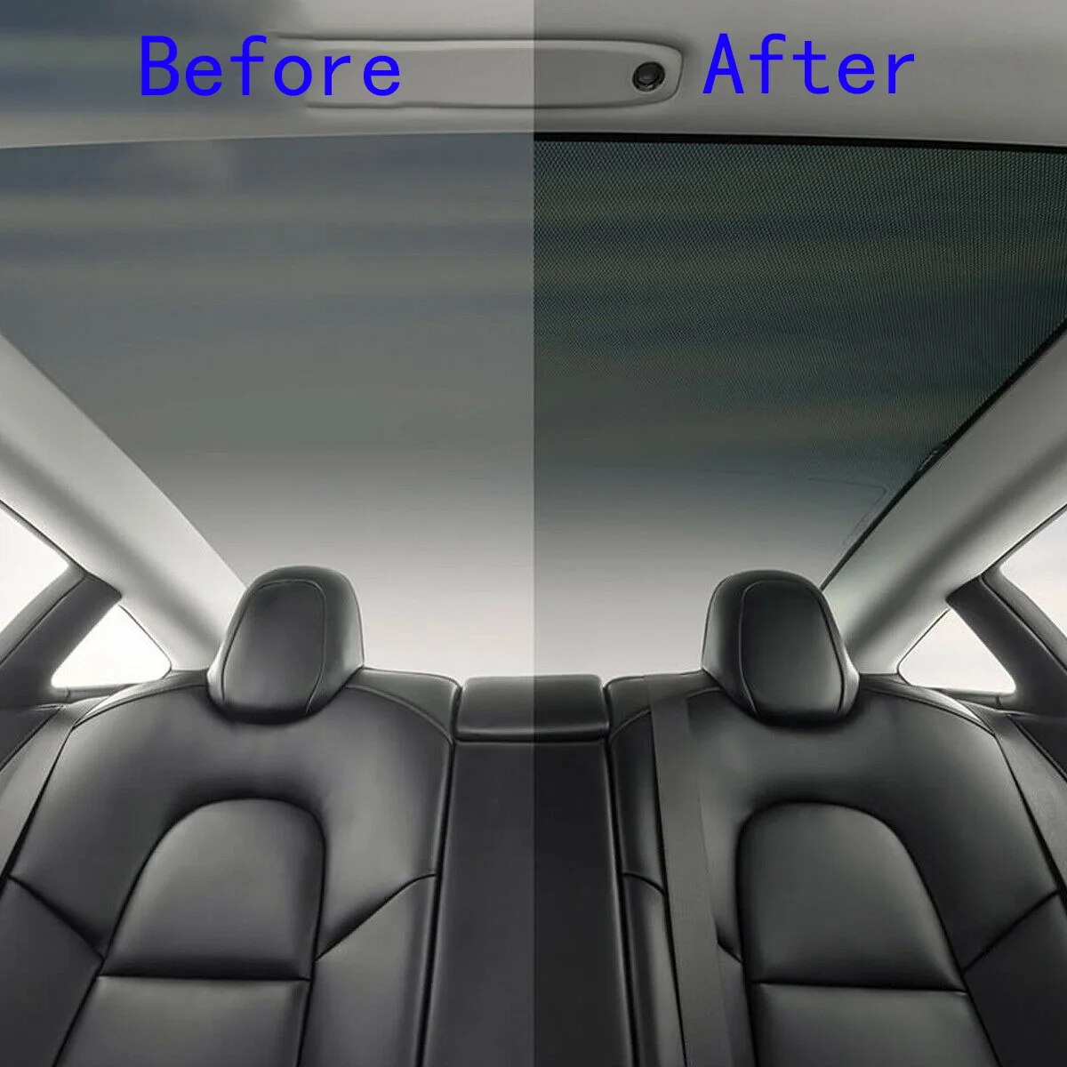 

Auto Shading Net Front Rear Skylight Accessories For Tesla Model 3 Car Front Rear Skylight Shading Net Heat Insulation Sunshade