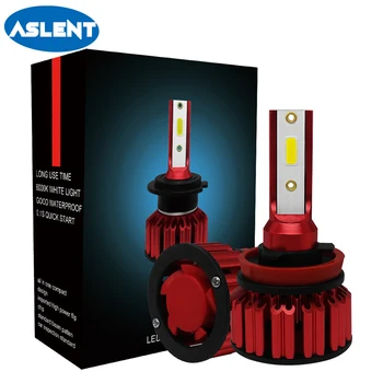

ASLENT mini LED H4 H7 H11 H8 H9 9005 HB3 9006 HB4 Car Headlight Bulbs 80W 16000LM 6000K Car Styling Auto led automotivo Lamp 12v