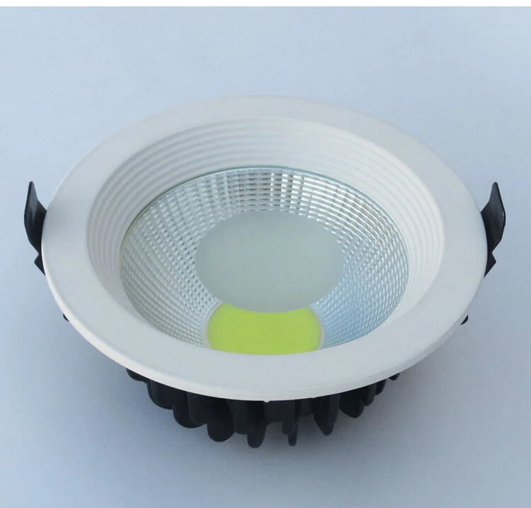 

Free Shipping White shell aluminum 20W LED COB chip downlight Recessed LED Ceiling light Spot Light Lamp White/ warm white