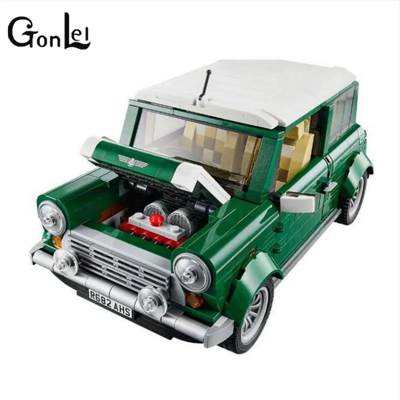 

(GonLeI) 21002 technic series Cooper Model MK VII 10242 Mini Cooper Model Building Car Blocks Toys For Children