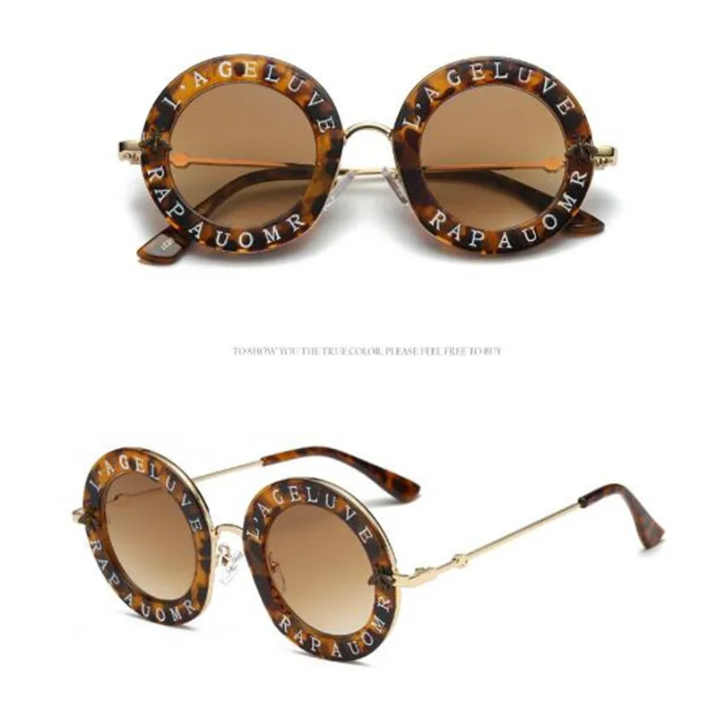 

KAPELUS New round sunglasses Male and female Sunglasses 1828