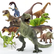 Figuras de acción y Juguete de 21 estilos, modelo Brachiosaurus Plesiosaur Tyrannosaurus, colección de dinosaurios Dragón, juguetes de modelos de colección de animales