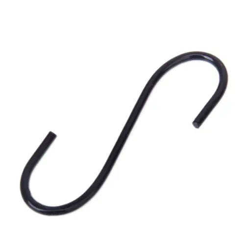 

1 x 3" S-Shape Metal Hook---Black