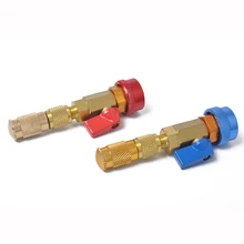 Автомобильный A/C кондиционер R134A сердечник вентиля для быстрого снятия инструмент Высокий/Низкий для R134 авто кондиционера для автомобиля 2 шт./компл